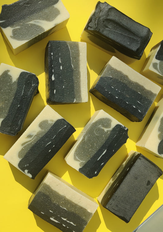 Pre-order for January 31, 2025 | Nourishing Charcoal Soap Box Set (helps with Eczema)